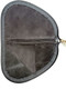Palmetto Bag Co BPK82555-BKO Small Leather Pistol Case with Suede Lining and Outside Zipper Pocket