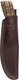 Browning Non-Typical Knife with Carbon Steel Drop Point Blade and Stag Horn Handle