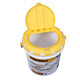 Frabill PMC4820 Bait Bucket with 2.2 Gallon Capacity and Aeration Access