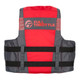 Full Throttle Adult Nylon Life Jacket - 4X/7X - Black and Red