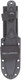 Ka-Bar Knives EK51 EK Commando Short Drop Tactical Knife with Carbon Steel Blade and Ultramid Handle