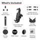 RAM Mounting Systems RAM-HOL-PD5BVU Quick-Grip Pro Phone Holder with Ball & Vibration Damper