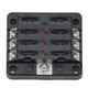 Egis Mobile Electric RT Fuse Block 6 Position with LED Indication – Reliable Circuit Protection for Vehicles