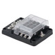 Egis Mobile Electric RT Fuse Block 6 Position with Ground and LED Indication