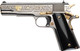 Colt 1911 Gambler .45 ACP Limited Edition Semi-Auto Pistol with Nickel Finish and Adjustable Sights
