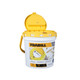 Frabill Dual Fish Bait Bucket with Aerator Built-In – 1.3 Gallon Capacity