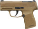 SIG Sauer P365 Micro Compact 9mm Semi-Auto Pistol with Night Sights and Coyote Finish