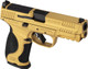 Smith & Wesson M&P9 M2.0 Metal 9mm 4.25-Inch Pistol with Gold Frame and Slide