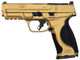 Smith & Wesson M&P9 M2.0 Metal 9mm Semi-Auto Handgun with 4.25 Inch Barrel and Gold Finish