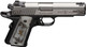Browning 1911-380 SS/Engraved Semi-Auto Pistol with White Pearl Grips and Stainless Slide