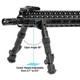 UTG Recon Flex KeyMod Bipod TLBPDK01 * Adjustable Steel and Aluminum Handguard Attachment