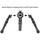 UTG Recon Flex M-LOK Bipod - Fully Adjustable Steel and Aluminum Black Matte Firearm Bipod with Non-slip Rubber Feet