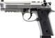 Beretta 92X RDO Full Size 9mm Semi-Auto Pistol with Fiber Optic Sight and Silver Finish
