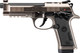 Beretta 92X Performance Carry 9mm Luger Semi-Auto Pistol with Stainless Finish and Fiber Optic Front Sight