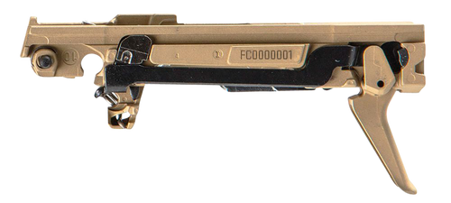 Sig Sauer 8900164 P365 Custom Works Fire Control Unit *FFL Item (FCU Only), 9mm Luger/380 ACP, Gold Nitride, Titanium Frame & Flat Face Trigger, Fits Sig P365 Parts