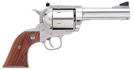 RUGER SUPER BLACKHAWK 44MAG 4-5/8" AS STAINLESS HARDWOOD