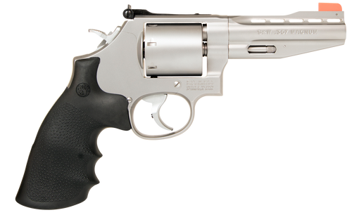 Smith & Wesson 11759 Model 686 Performance Center  357 Mag or 38 S&W Spl +P Stainless Steel 4" Vent Rib Barrel , 6rd Unfluted Cylinder & L-Frame ,  Chromed Custom Teardrop Hammer & Trigger With Stop