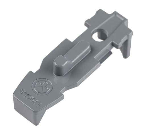 Magpul MAG803-GRY Tactile Lock-Plate Type 1 Made of Polymer w/ Stealth Gray Finish & 1/8" Single Ridge for PMAG 10/20/30 AR/M4 GEN M3/AR 300 B GEN M3 Floor Plates/5 Per Pack