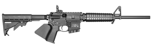 Smith & Wesson 12001 M&P15 Sport II *CA Compliant 223 Rem/5.56 NATO 10+1 16" Steel Barrel Target Crown Muzzle, Matte Black Receiver, Black Fixed Stock, Paddle Grip