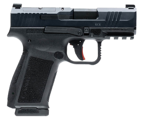 Canik HG7884N Mete MC9L Sub-Compact Frame 9mm Luger 10+1 3.18" Black Nitride Steel Barrel, Black Nitride Serrated Steel Slide, Black Polymer Frame w/Picatinny Rail, Black Polymer Grip