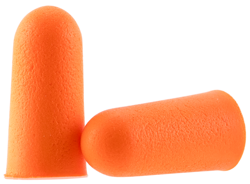 Walker's GWPFP50PK Foam Ear Plugs  Disposable Foam 32 dB Orange 50 Pair