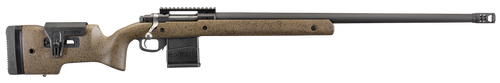 Ruger 47184 Hawkeye Long-Range Target Full Size 6.5 Creedmoor 10+1 26" Matte Black Steel Threaded Barrel, Picatinny Rail Steel Receiver, Black Speckled Brown Adj Comb & LOP Laminate Stock