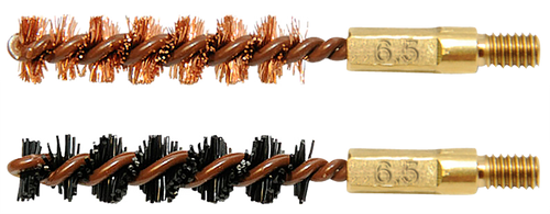 Otis FG265NB Bore Brush Set  6.5mm/264/260 Cal 8-32" Thread 2" Long Bronze/Nylon Bristles 2 Per Pkg