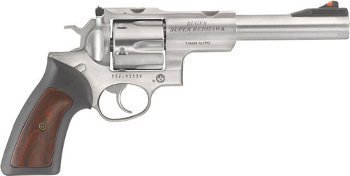 RUGER SUPER REDHAWK 10MM 7.5" AS STAINLESS HOGUE TAMER