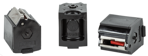 Ruger 90451 BX-1 Value Pack 10rd Magazine Fits Ruger 10/22/SR/American Rimfire/77/Charger 22LR Rotary Black 3 Pack
