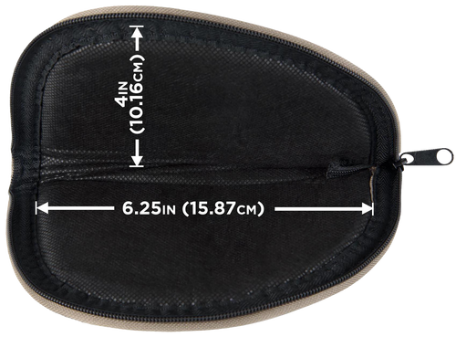 Allen 726 Pistol Case  6" Long Earth Tone Holds Handgun Endura