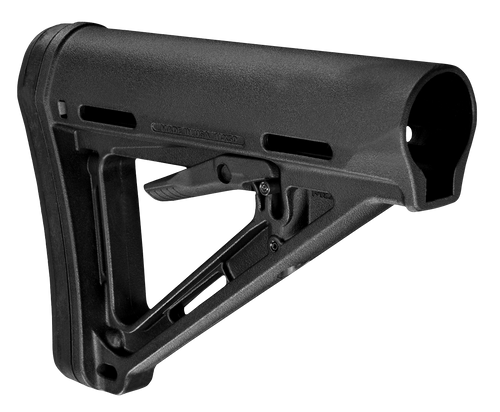 Magpul MAG401-BLK MOE Carbine Stock Black Synthetic with AR-15, M16, M4 with Commercial Tube (Tube Not Included)