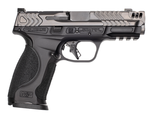 Smith & Wesson 13987 M&P M2.0 Metal Full Size Frame 9mm Luger 17+1 4.22" Black Armornite Stainless Steel Barrel Gray Armornite Optic Cut/Serrated Stainless Steel Slide Black Aluminum Black Polymer Gri
