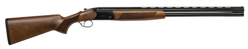 CZ-USA 06092 Drake  12 Gauge 3" 2rd 28" Barrel, Gloss Black Chrome Metal Finish, Turkish Walnut Fixed Pistol Grip Stock Includes 5 Chokes