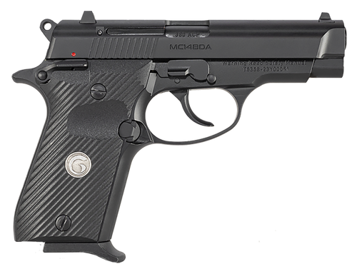EAA GIRSAN 390815 MC14BDA  380 ACP 13+1 3.80" Black Steel Barrel, Black Serrated Steel Slide, Black Aluminum Frame w/Beavertail, Black Polymer Grip