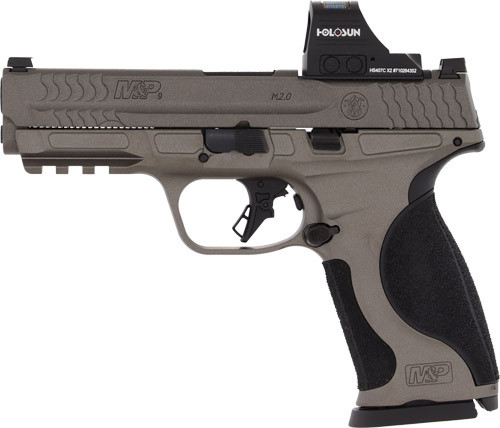 S&W M&P9 M2.0 METAL 9MM 4.25" 17-SHOT TUNGSTEN GRY w/ HS407C
