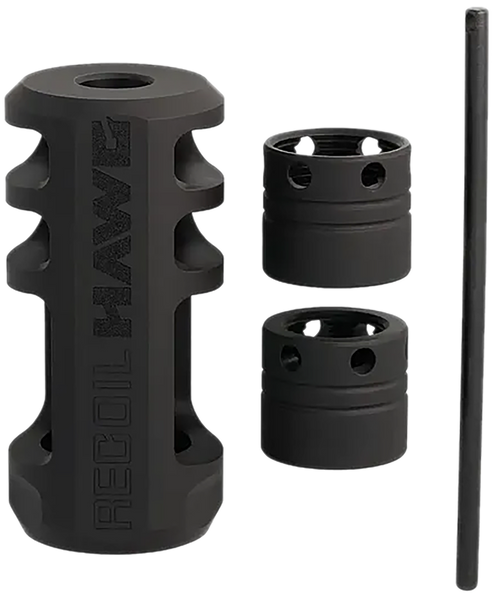 Browning 001293099 Xeno Recoil Hawg Black Matte Stainless Steel 1/2"x28 Threads 2.20" OAL