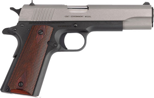 COLT 1911 45ACP 5" 7RD TWO TONE ROSEWOOD GRIPS