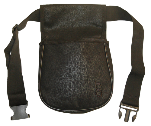 Bob Allen 23284 Classic Divided Shell Pouch Leather 50rd Belt Mount 26-50" Belt