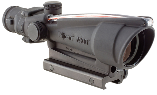Trijicon 100153 ACOG  Black Hardcoat Anodized 3.5x35mm Illuminated Red Horseshoe .223/5.56 BDC Reticle