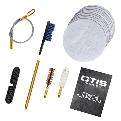 Otis FG70145 Patriot Cleaning Kit 45 Cal Pistol/ 15 Pieces Yellow Plastic Box Case