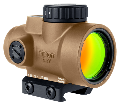 Trijicon 2200326 MRO SD  Coyote Tan 1x25mm 2 MOA Red Dot Reticle Low Mount