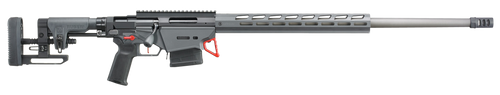 Ruger 18085 Precision  6mm Creedmoor 26" 10+1 Stainless Steel Gray, Left Side Folding Ruger Precision MSR Stock, Black Magpul MOE-K2+ Grip Right Hand
