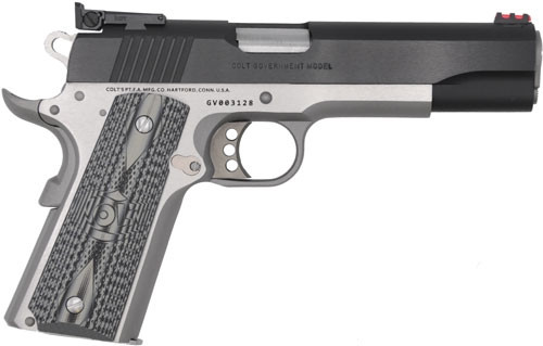 COLT GOLD CUP LITE 38 SUPER TWO-TONE RED FIBER OPTIC G10