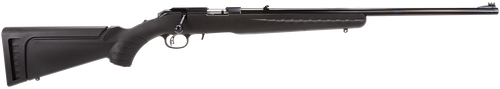 Ruger 8311 American Rimfire  Full Size 17 HMR 9+1 22" Satin Blued Steel Barrel, Drilled & Tapped Receiver, Black Synthetic Adjustable Stock, Right Hand