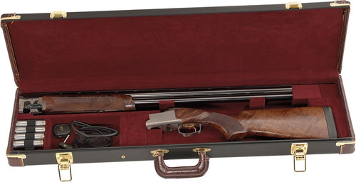 BROWNING LUGGAGE CASE O/U TO 34" BBL VINYL BROWN/BLACK TRIM