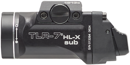 Streamlight 69505 TLR-7 HL-X SUB USB  Black 6000 Series Aluminum 1913 1000 Lumens