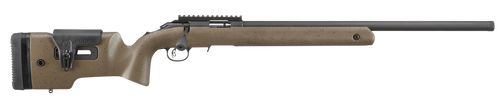 Ruger 8378 American Rimfire Long-Range Target 22 LR 10+1 22" Threaded Bull Barrel, Matte Blued Alloy Steel,  Speckled Black/Brown Laminate Stock, Accepts All 10/22 Magazines, Optics Ready