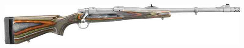 RUGER M77 GUIDE GUN W/MBS 375 RUGER S/S GRN MT. LAMINAT