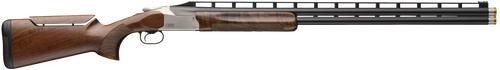 Browning 0183254002 Citori 825 Trap 12 Gauge Break Open 2.75" 2rd 32" Polished Blued Over/Under Vent Rib Barrel, Silver Nitride Stainless Steel Receiver, Adjustable Comb Gloss Black Walnut Stock