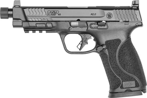 S&W M&P45 M2.0 45ACP 5.12" OPTIC READY 10-SH THREADED BLK